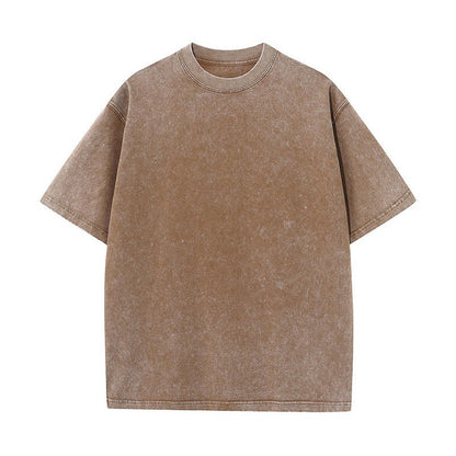 Vita-Rossa™ Pure Cotton Distressed T-Shirt