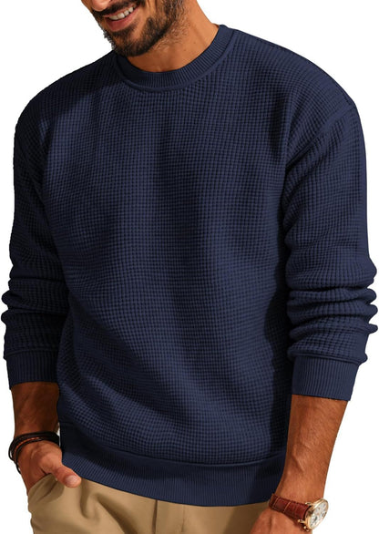 Vita-Rossa™ Men's Solid Color Waffle Casual